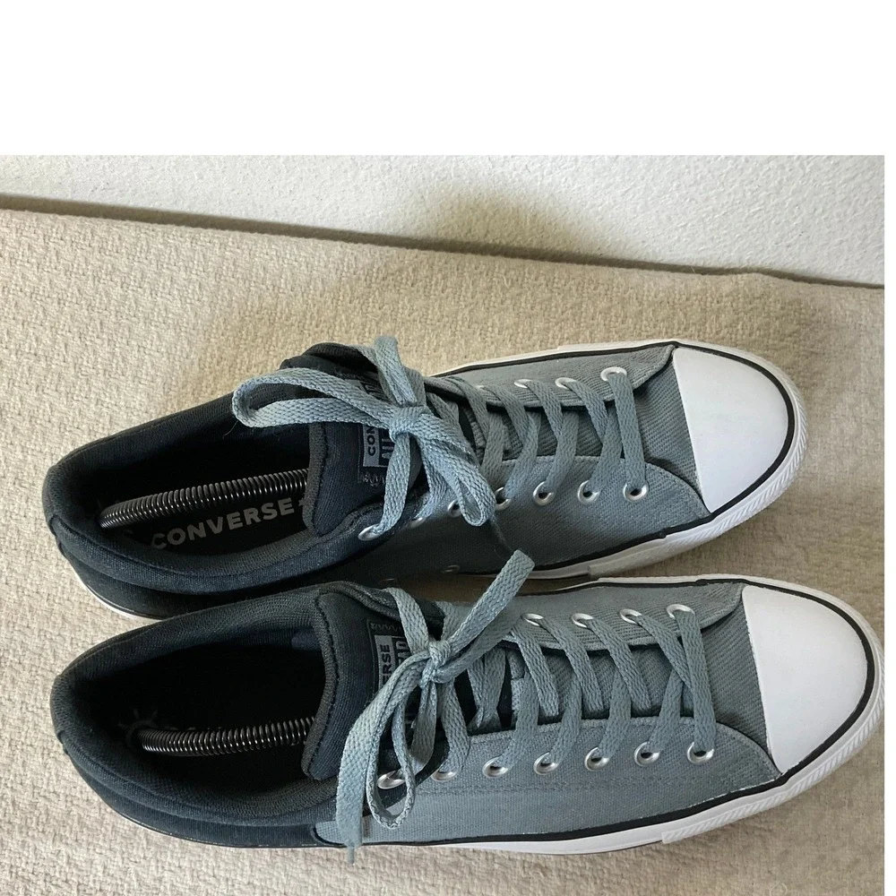 Converse Chuck Taylor All Star High Street Mid Mason Grey Black Mens 13 163217F - Picture 10 of 13
